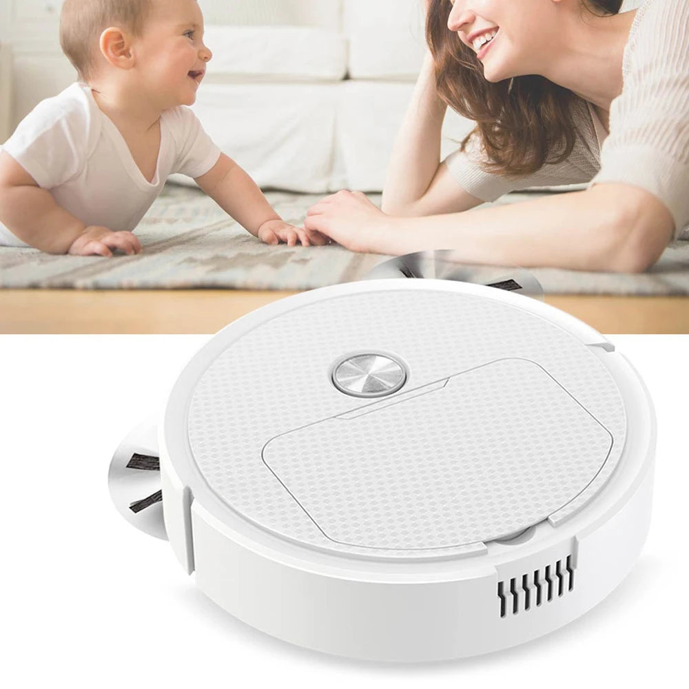 Smart Mini Robot Vacuum — Sweep, Mop, Wireless