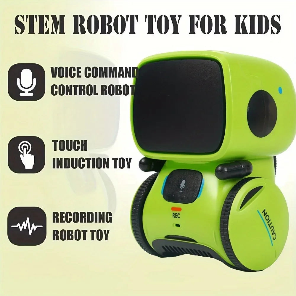 Multiple Languages Smart Voice Interactive Robot Dialogue Touch Mini Robot Recording Voice Changing Children's Toy Christmas