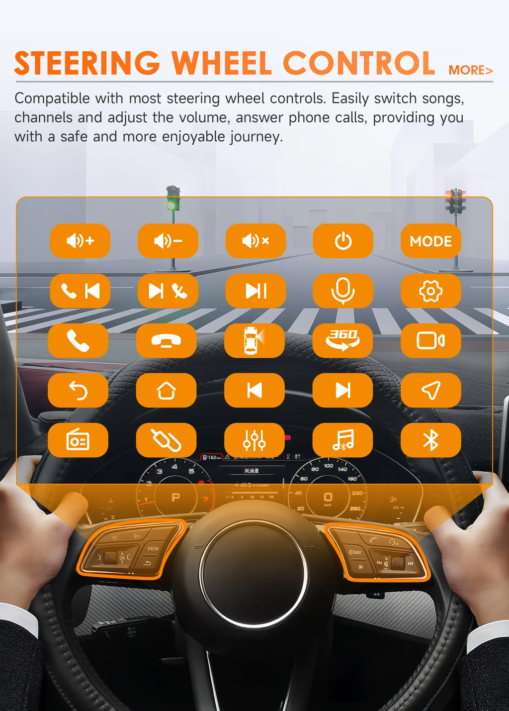 Hizpo Android Radio — Alfa Romeo Mito 955 2008-2016, Wireless CarPlay, GPS, DSP, 8-Kern