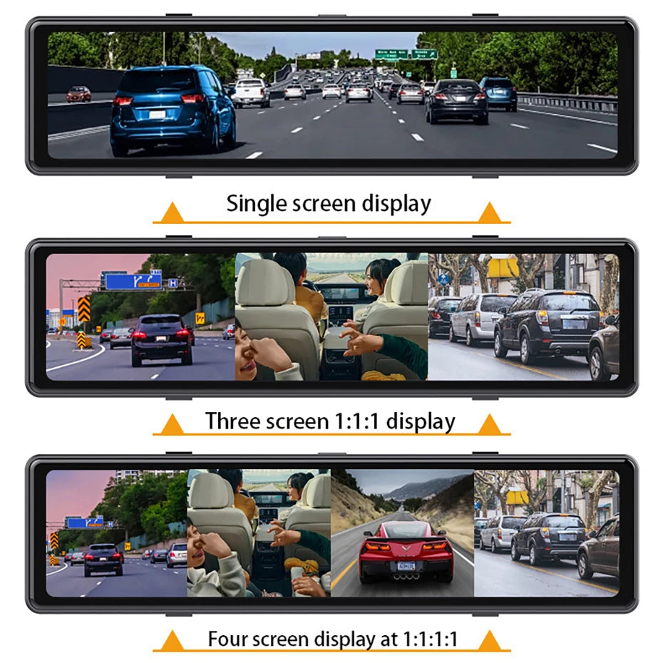 11.26" 4K Dash Cam — BSD, ADAS, Night Vision