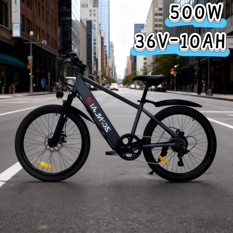 500W Electric Bike — 36V Battery, Urban Ride