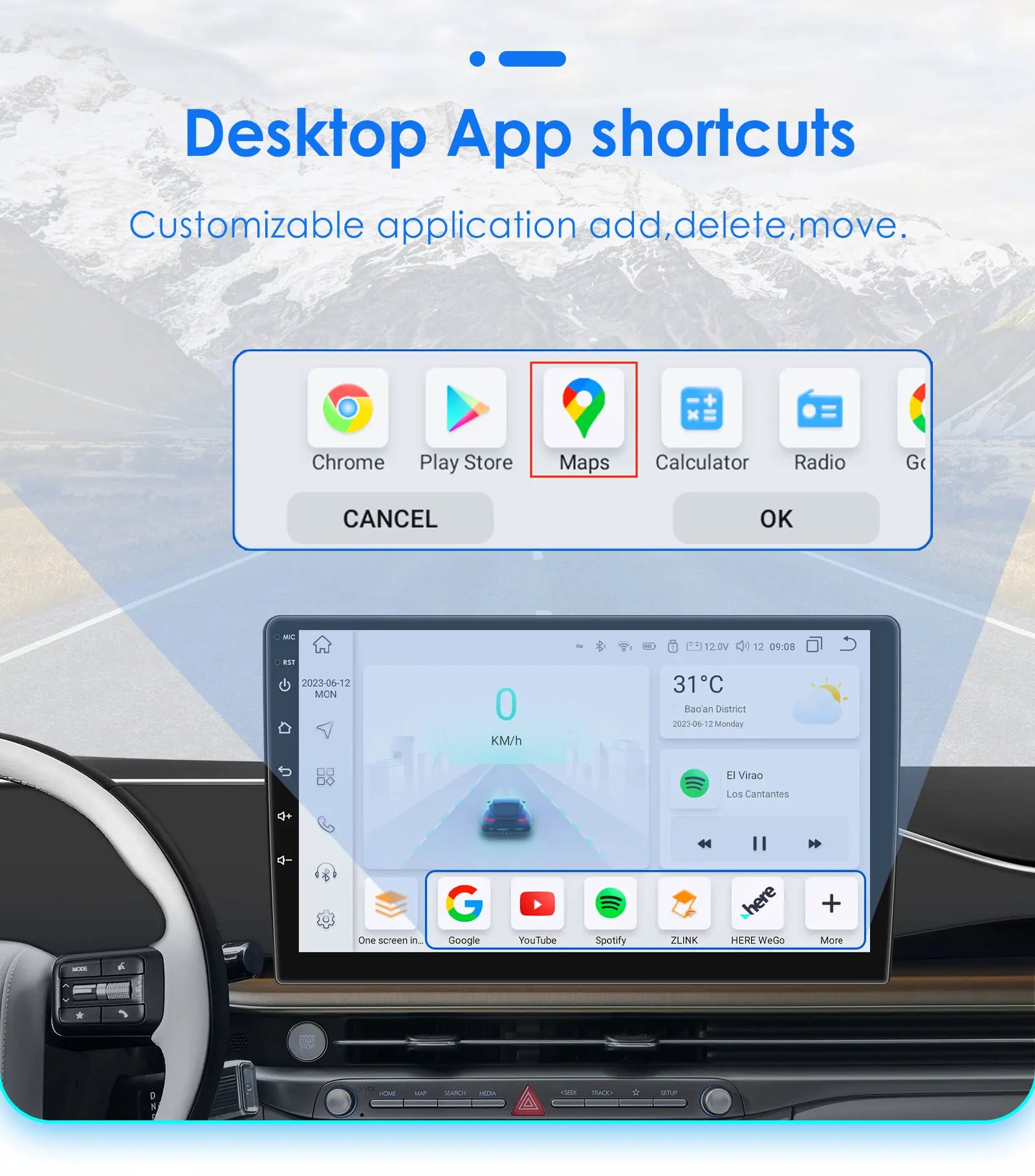 Hizpo Audi A3 — Android Auto, CarPlay, GPS