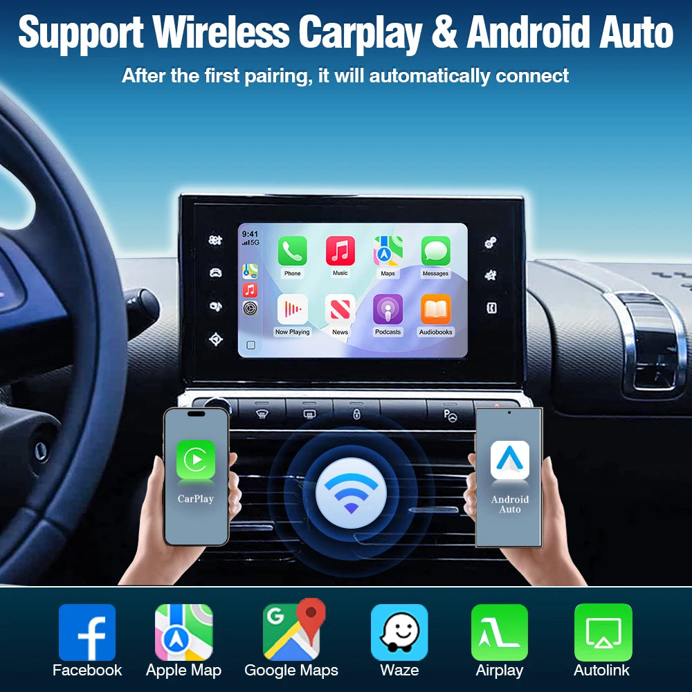 AUTOTOP SMEG Module — Wireless CarPlay, Android Auto