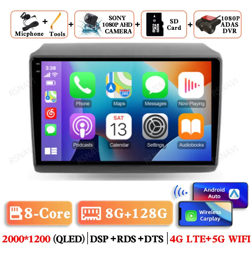 Android 15 Car Radio — Compatible with Fiat Ducato | 5G WiFi | GPS