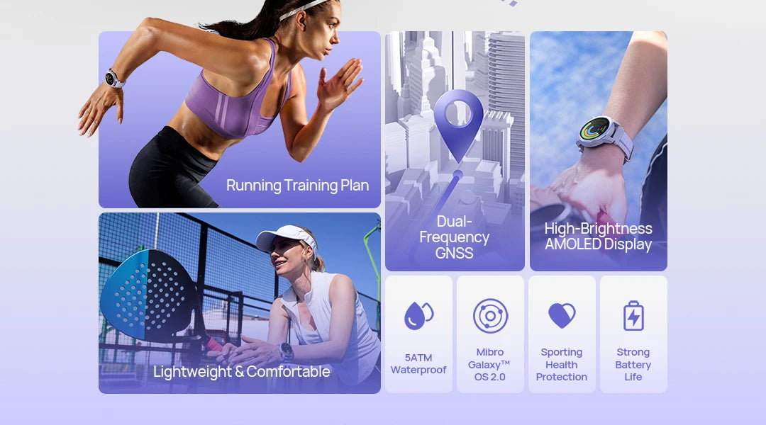 Mibro GS Active2 — AMOLED, GPS, 150+ Sports