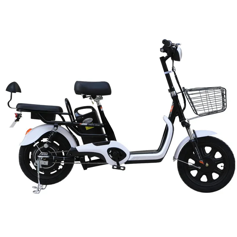 Parent-child electric bike in stock best selling 14inch three seats ebike for cheap and good quality fat bike