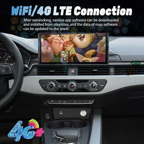 12.3" Android 13 Car Radio — Compatible with Audi A4/A5 | QLED | CarPlay
