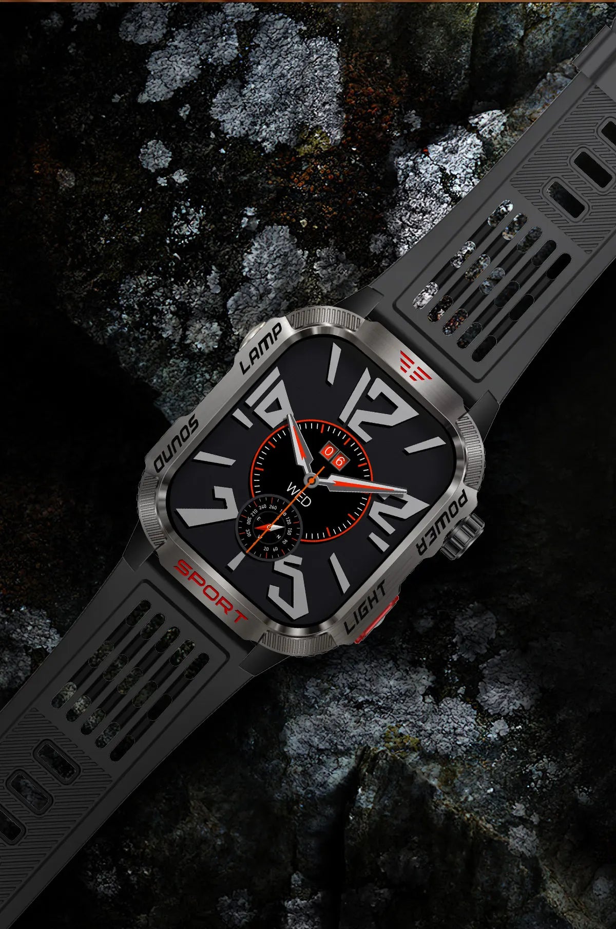 GUHUAVMI Outdoor Watch — AMOLED, GPS, Bluetooth