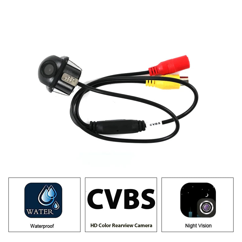 Universal Rear Camera — 1080P, Night Vision, Waterproof