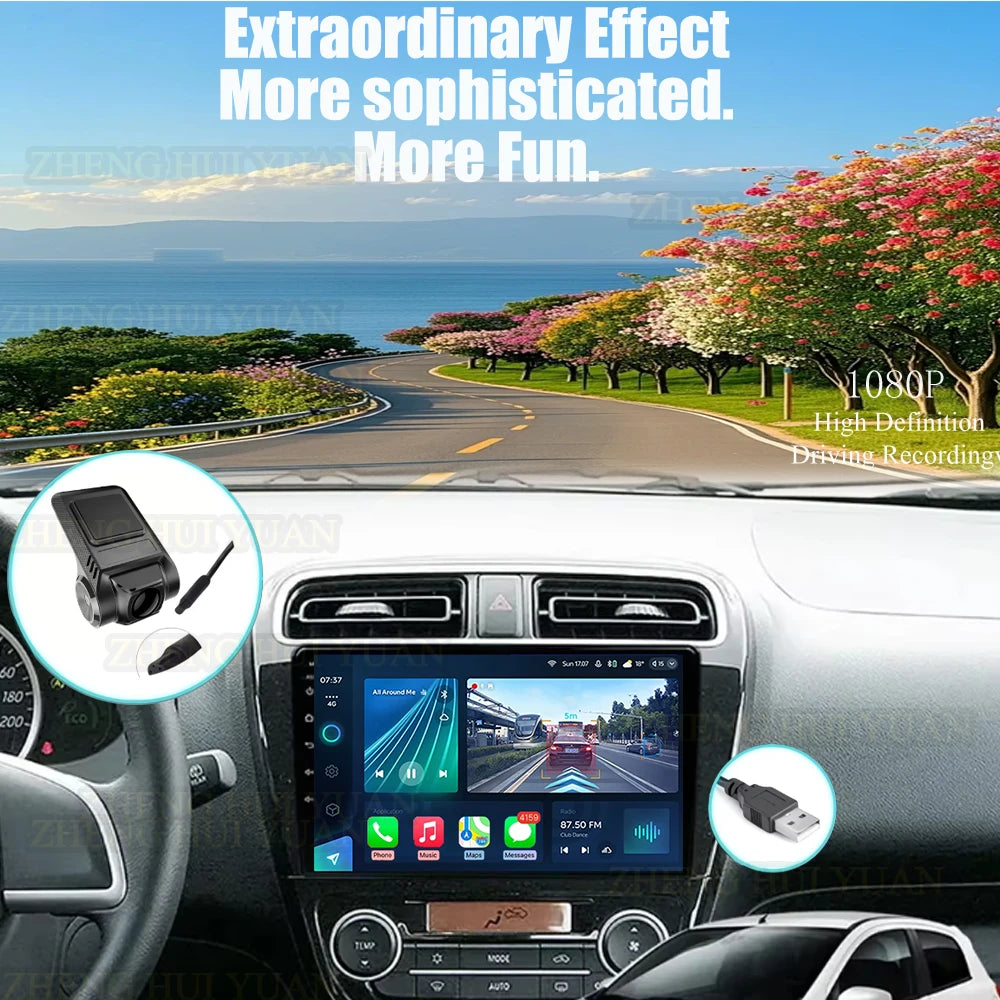 Mitsubishi Mirage Android 15 — GPS, Multimedia Screen