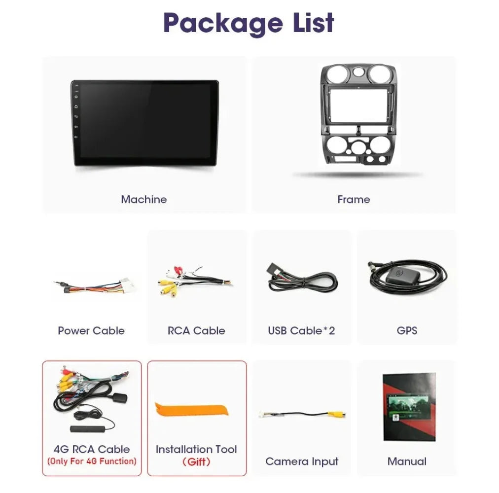 Isuzu D-Max Autoradio — Wireless CarPlay, Android Auto