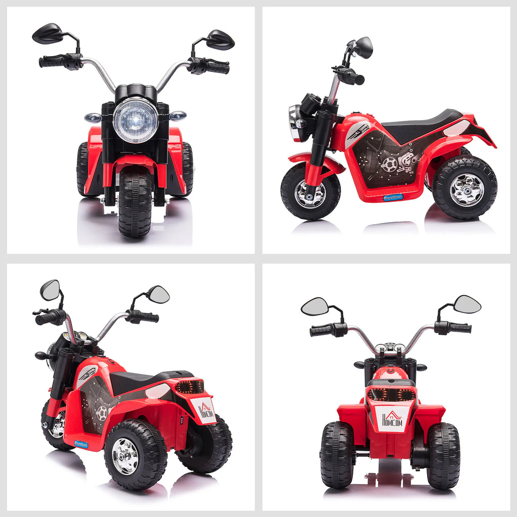 HOMCOM Kids 6V Electric Motorcycle Ride-On Toy Battery 18 - 36 Months