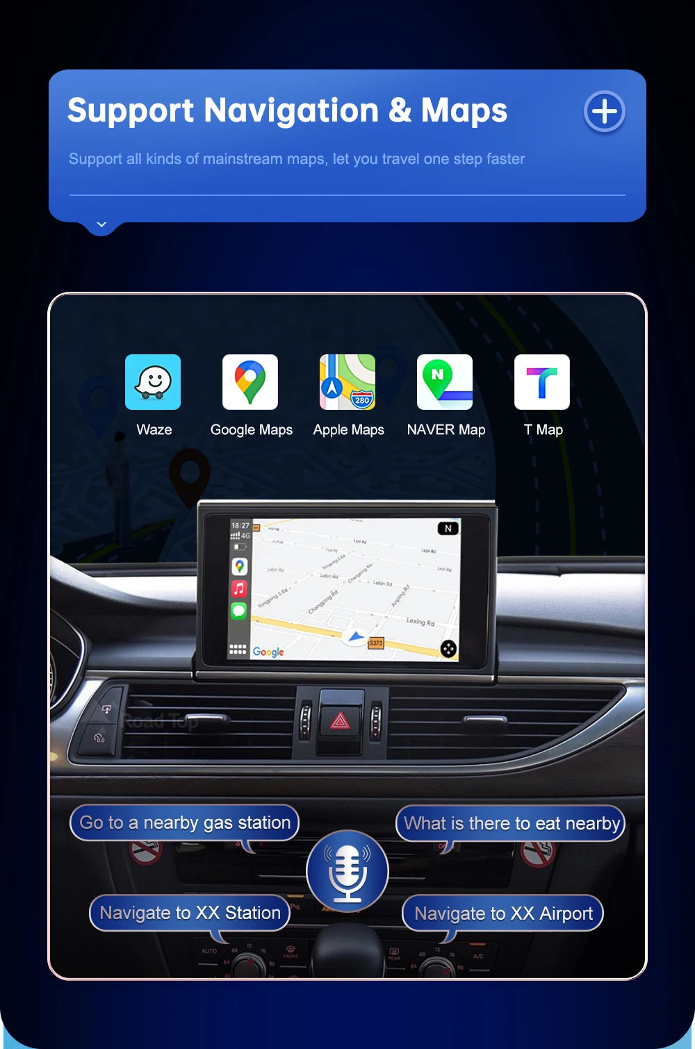 Audi A6/A7 — Wireless CarPlay, AirPlay, MirrorLink