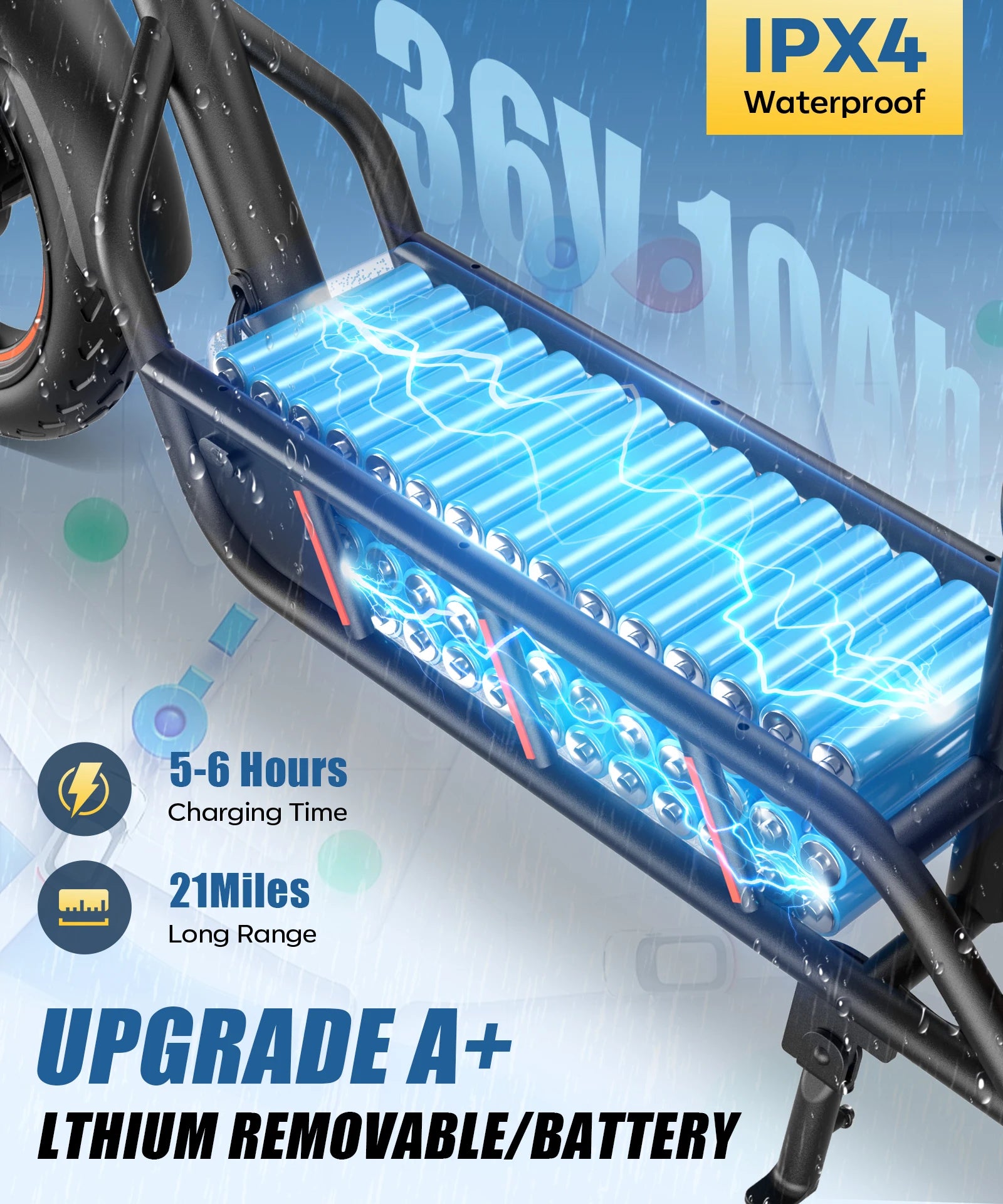 14 Inch Electric Bike Tire Sports & Entertainment Cycling Gear for E-Bike