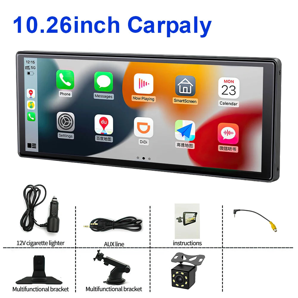 Universal CarPlay Screen — Wireless, Android Auto