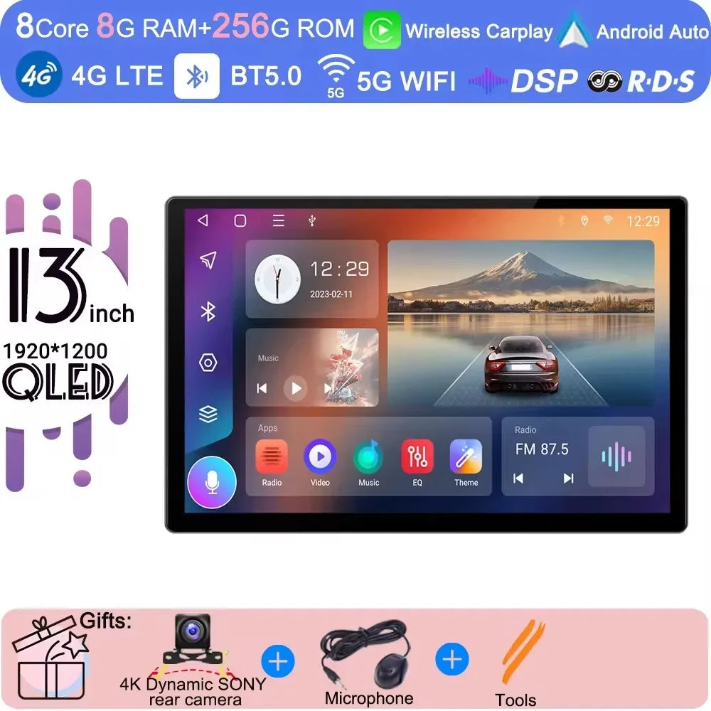Jeep Wrangler JK — Android 15, CarPlay, Multimedia