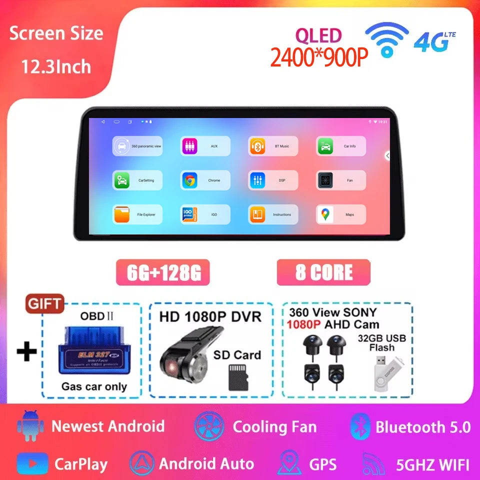 Honda CR-V 12.3" — QLED, Android 15, CarPlay
