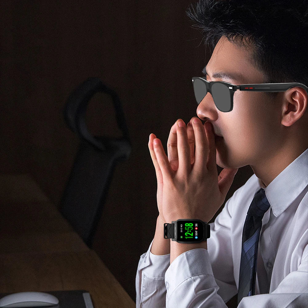 AI Smart Glasses — Voice Assistant, Bluetooth Audio