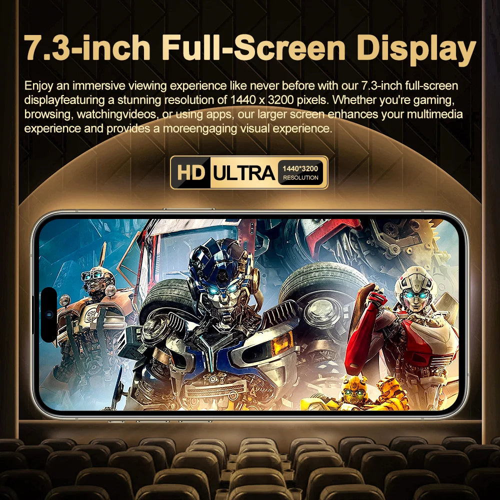 i16 Pro Max Display — AMOLED, Touch Screen