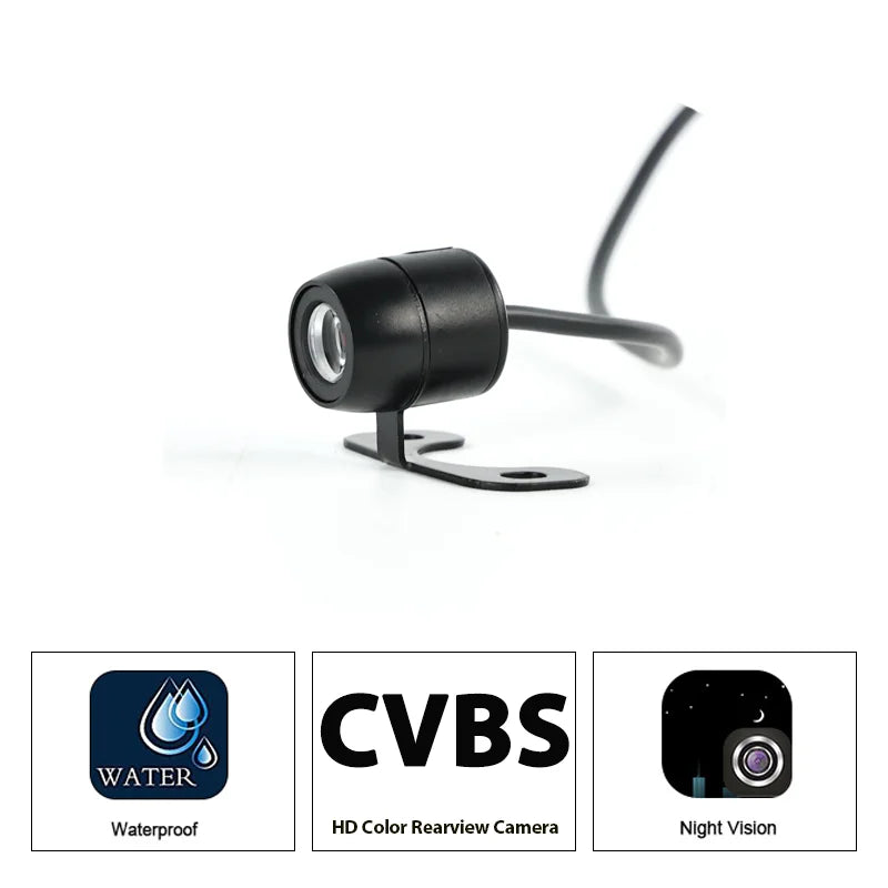Universal Rear Camera — 1080P, Night Vision, Waterproof