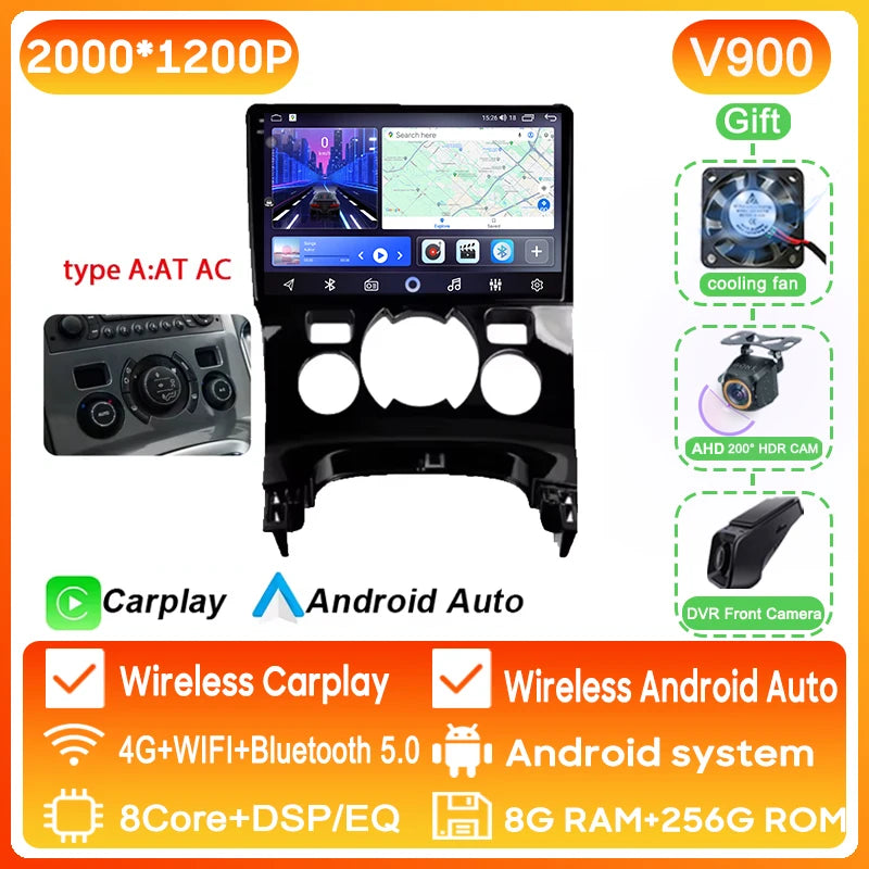 Peugeot 3008/5008 — Android 16, Wireless CarPlay