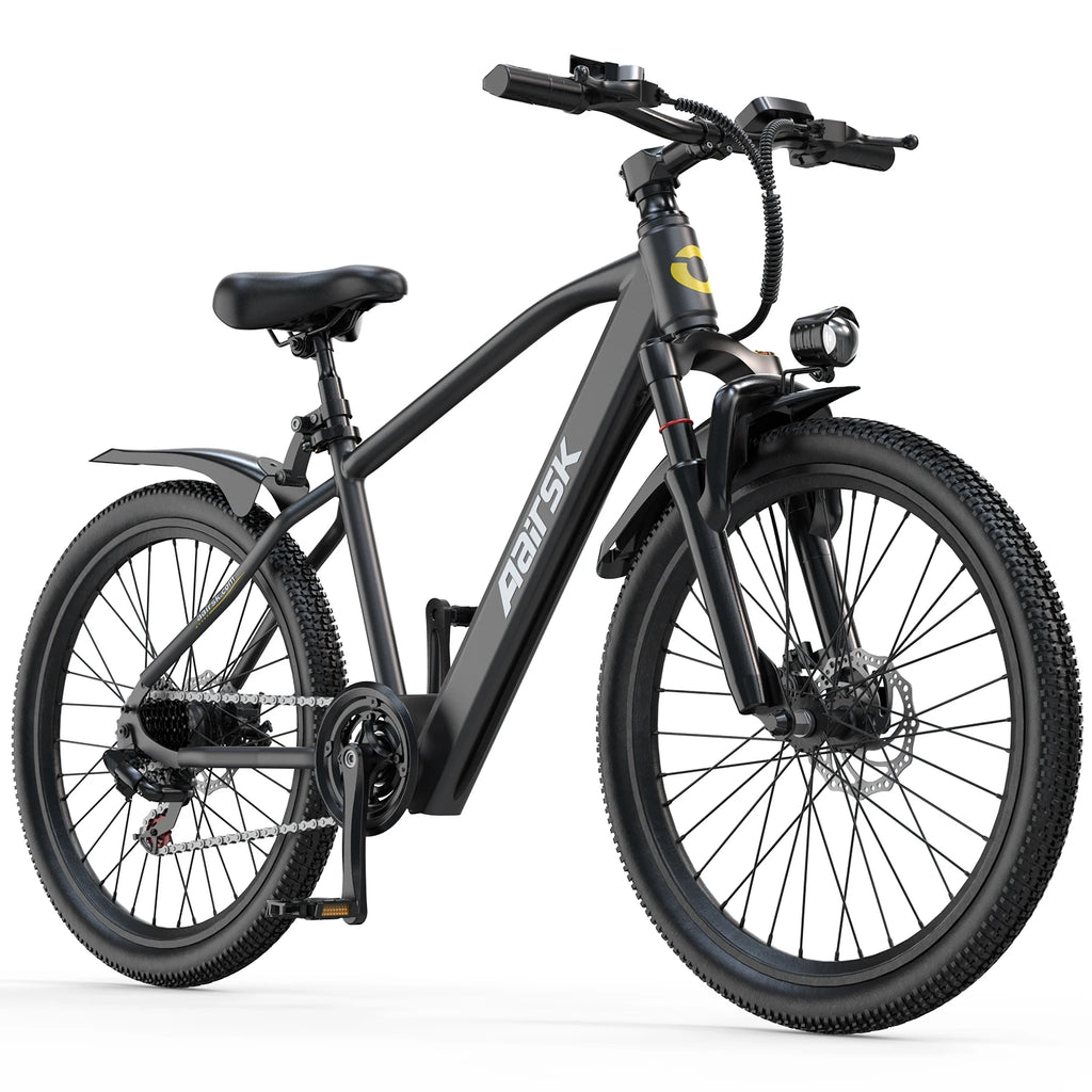 Aairsk GT300 Adult E-bike 250W Motor 36V 10Ah Battery Electric Bike 26 Inch Fat Tire E-Mountain bike Off-road Electric bicycle