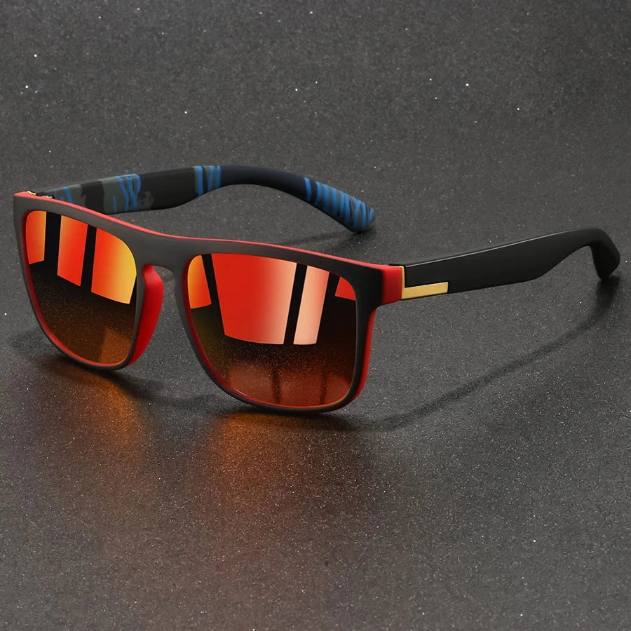 Vintage Square Sunglasses — Retro, Anti-Glare
