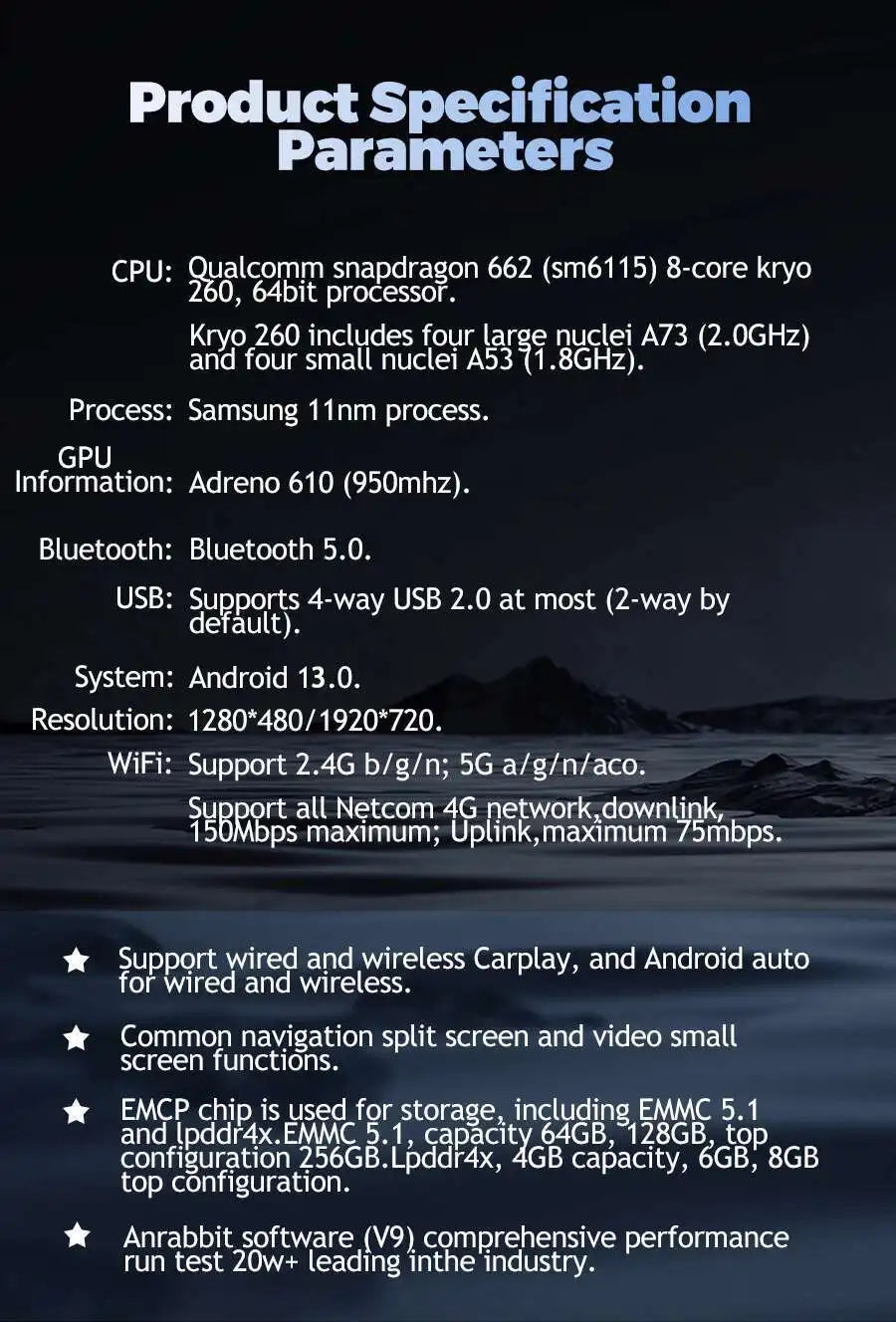 Audi A4/A5 12.3" — Android 13, QLED, CarPlay
