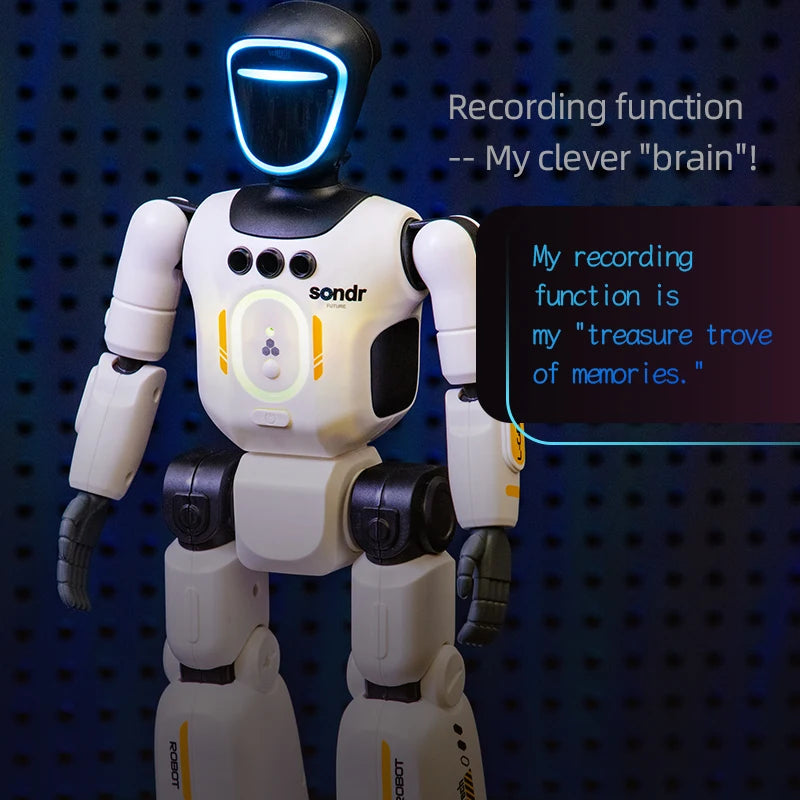 Intelligent RC Robot Programming Gesture Sensing Remote Controll Robots Smart Intelligent Dancing RC Robot Toy Gift for Kid R40