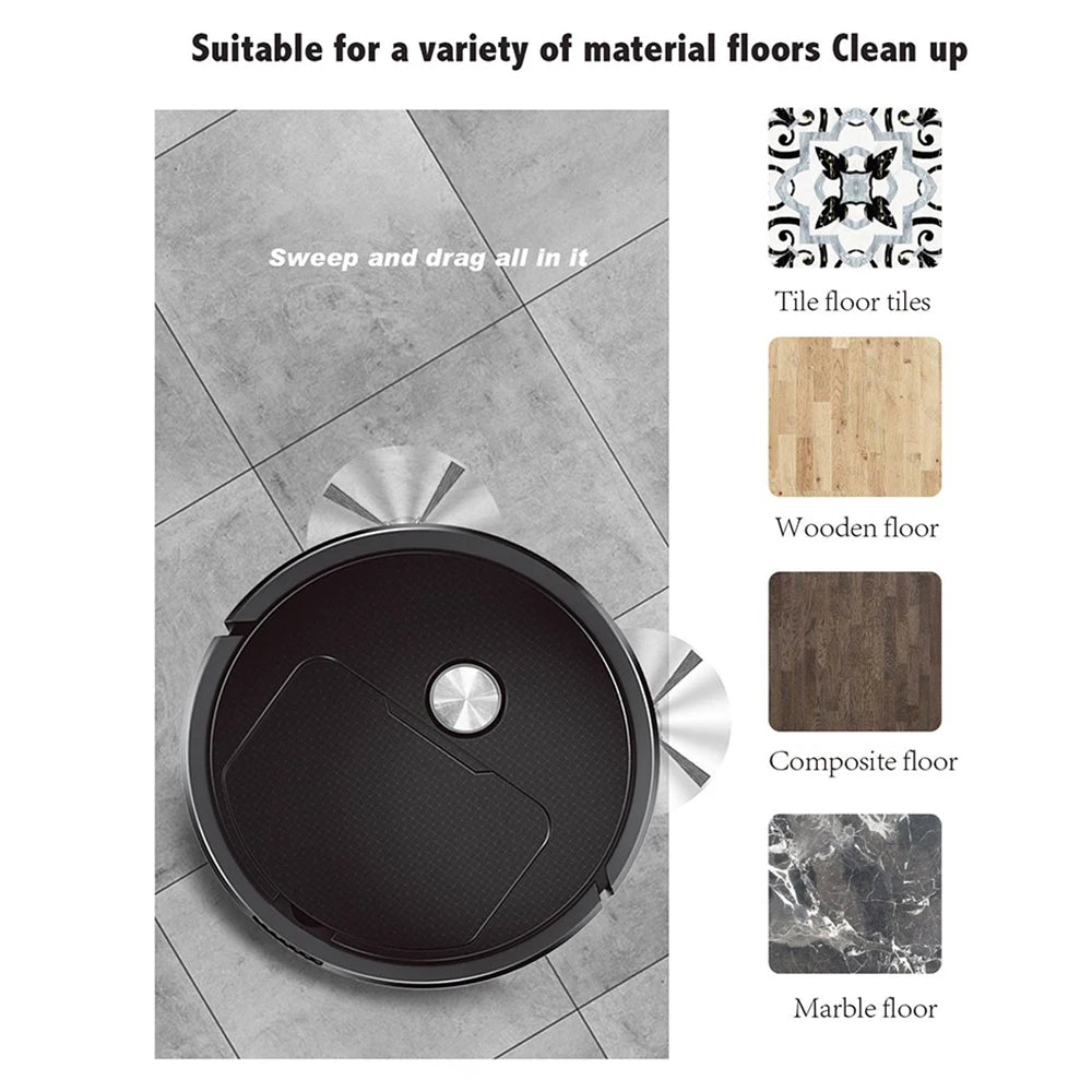 Smart Mini Robot Vacuum — Sweep, Mop, Wireless