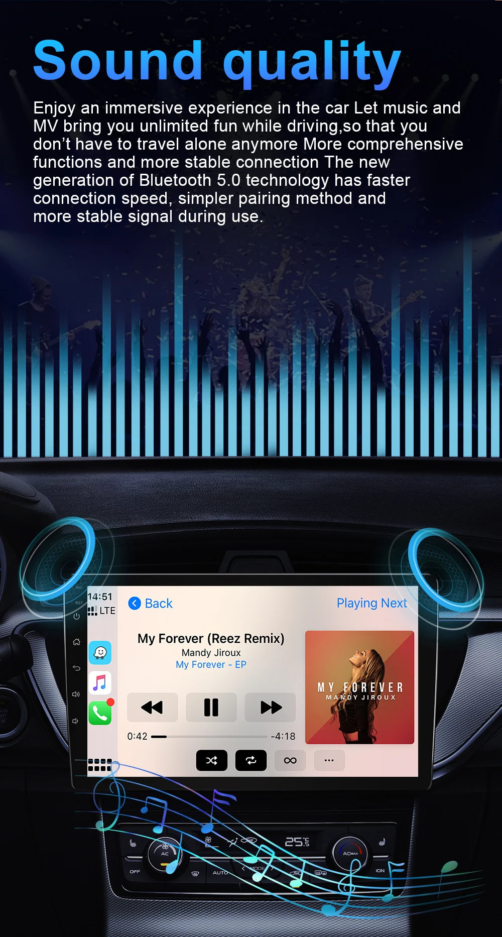 Hyundai Tucson Android 16 — 2K QLED, CarPlay