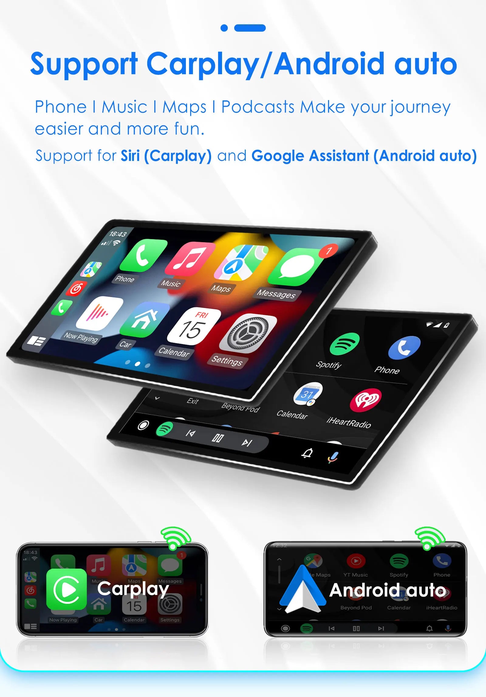 Hizpo Audi A3 — Android Auto, CarPlay, GPS