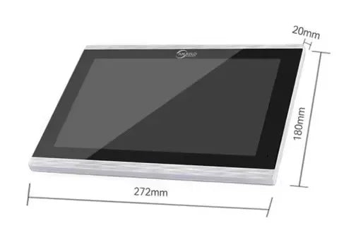 Anjielo Tuya 1080P 7/10 Zoll Touch-Monitor Fingerabdruck-Entsperrung Video-Gegensprechanlage Türklingel-Sicherheitssystem für Villen und Eigenheime