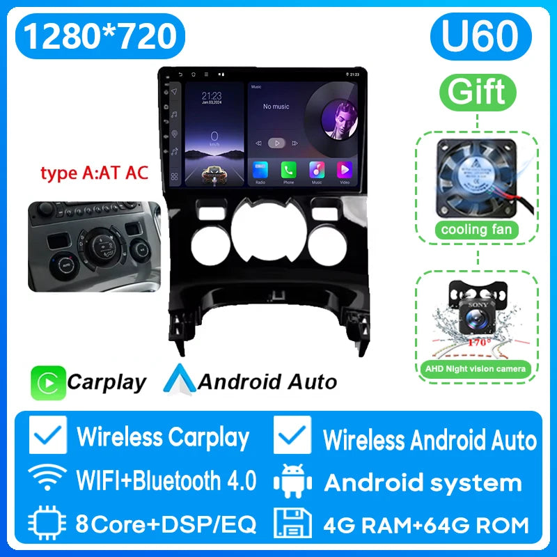 Peugeot 3008/5008 — Android 16, Wireless CarPlay
