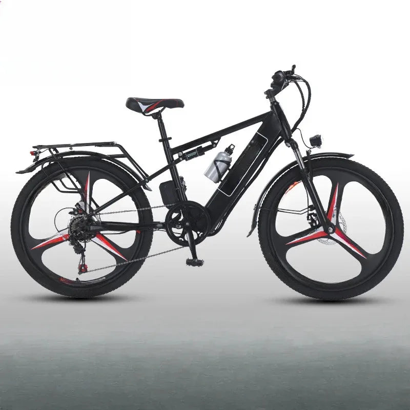 26" E-Bike — 400W Motor, 48V Battery