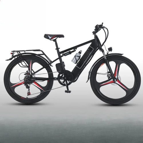 26" E-Bike — 400W Motor, 48V Battery