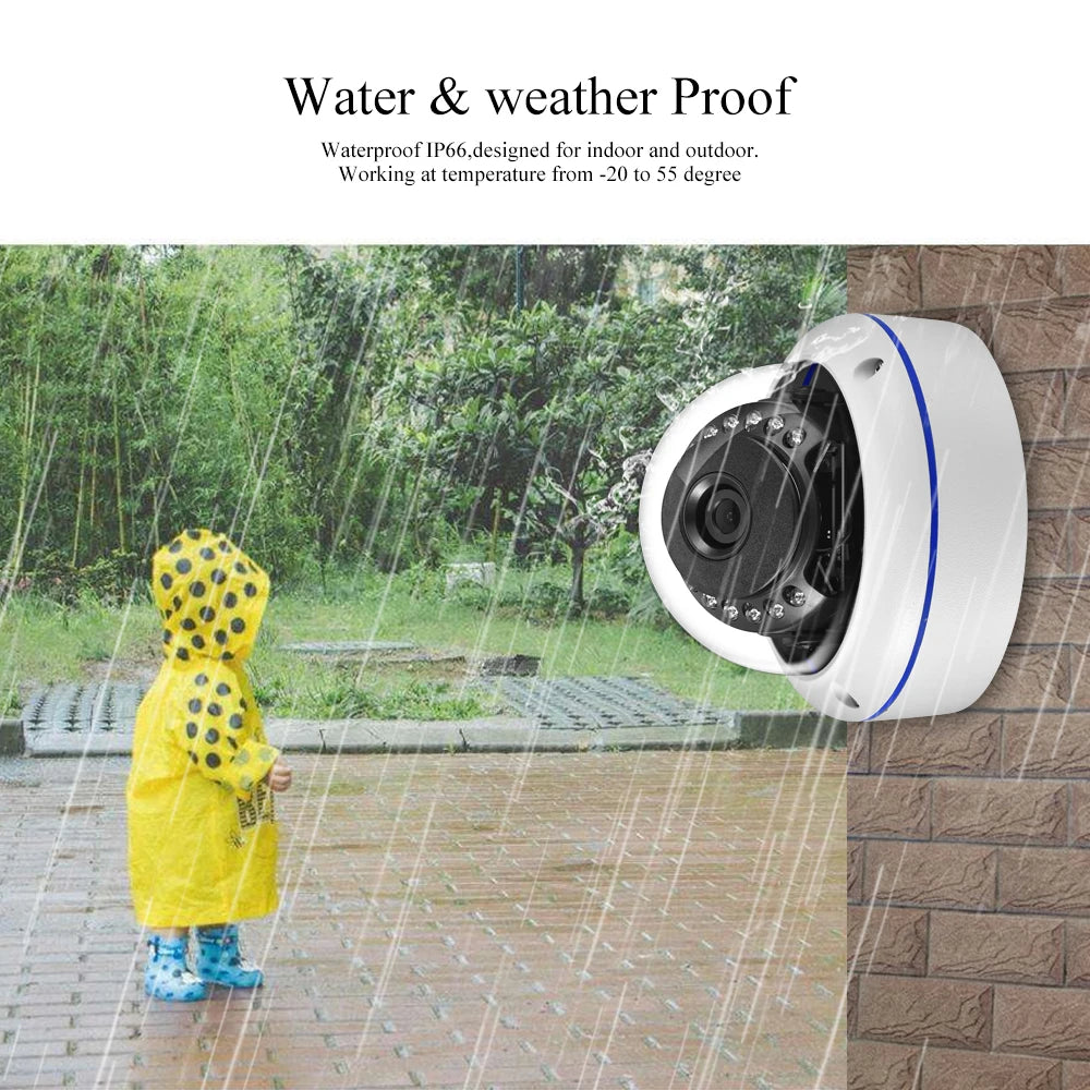 Kit de caméra de sécurité POE 10 canaux 4K 8MP Audio Détection de mouvement Caméra dôme extérieure anti-vandalisme 5MP 4MP Protection de surveillance CCTV