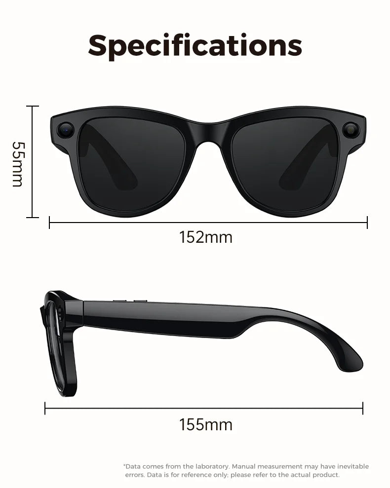 AI Smart Glasses — Translation, Camera, Power Bank