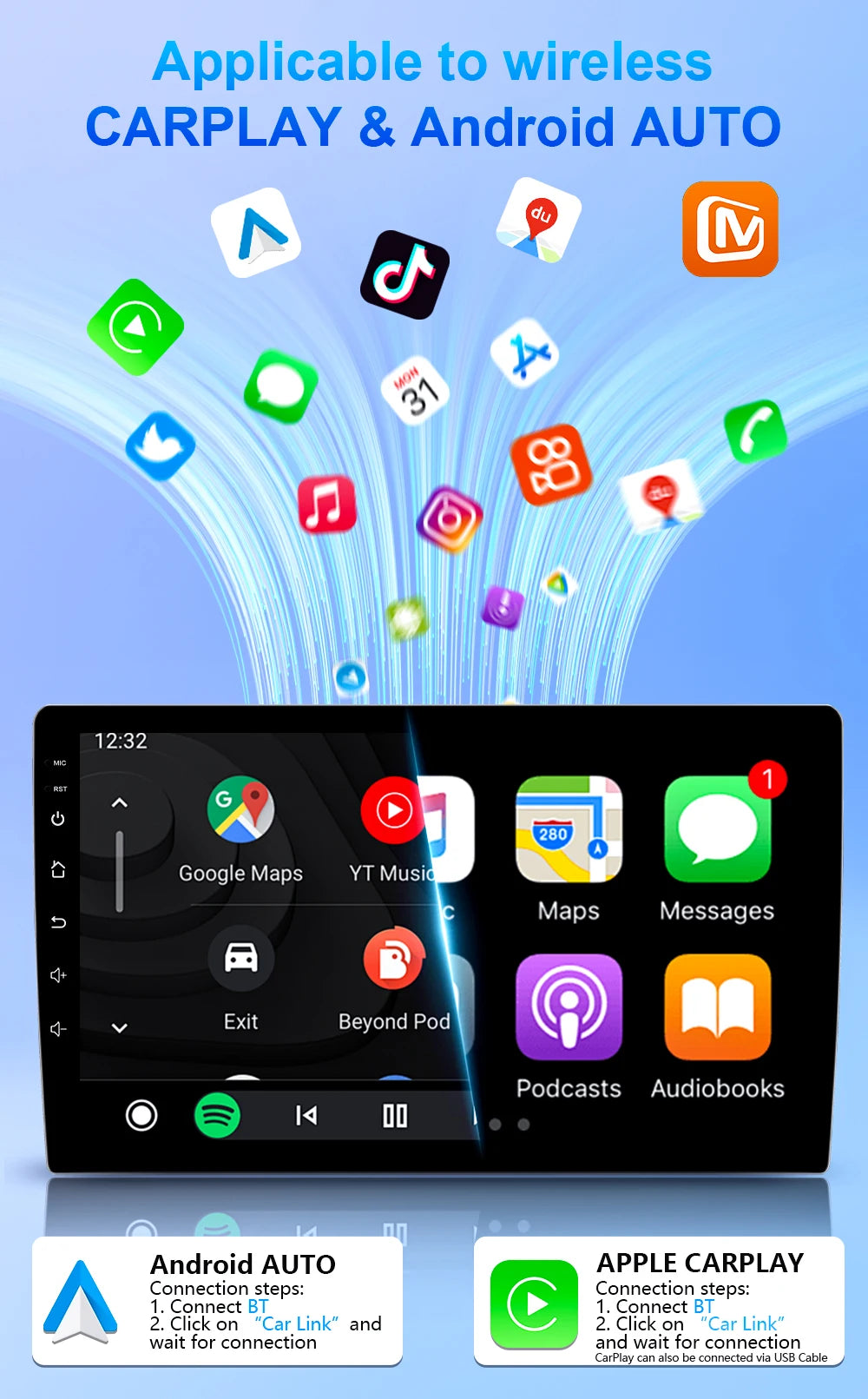 Suzuki Vitara — Android Car Radio, GPS, CarPlay