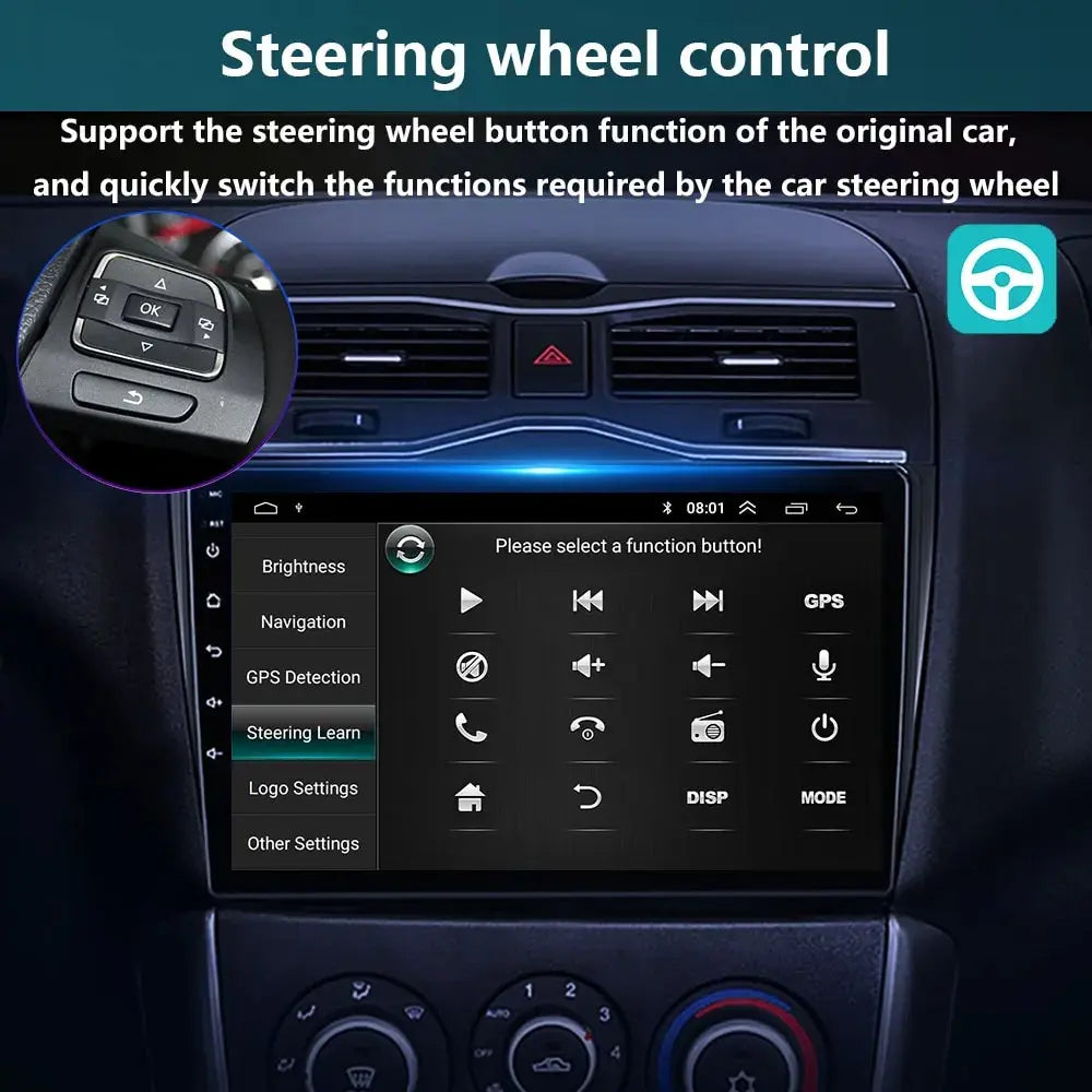 Isuzu D-Max Autoradio — Wireless CarPlay, Android Auto