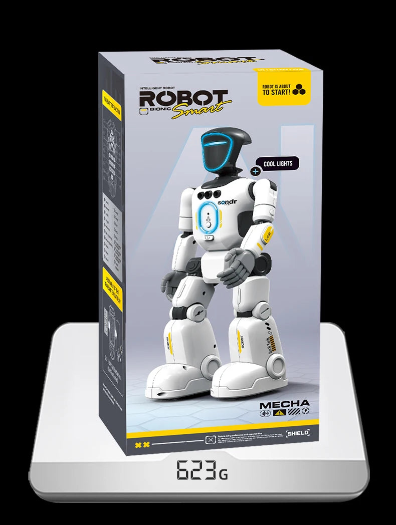 Intelligent RC Robot Programming Gesture Sensing Remote Controll Robots Smart Intelligent Dancing RC Robot Toy Gift for Kid R40