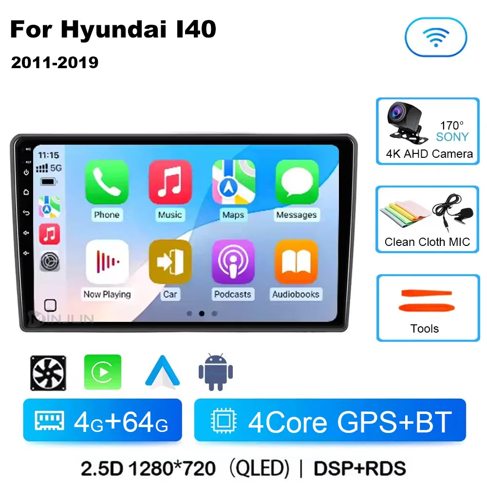 Hyundai i40 — Android 15, Wireless CarPlay