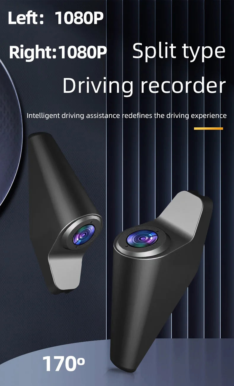 12" 4K Dash Cam — 360°, ADAS, Parking Mode