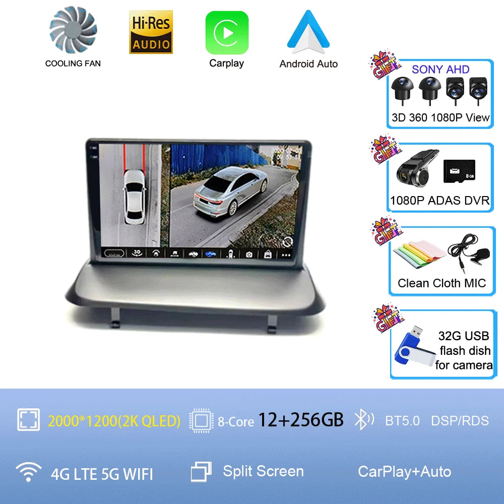 Peugeot 3008 Android 16 — CarPlay, GPS, Multimedia