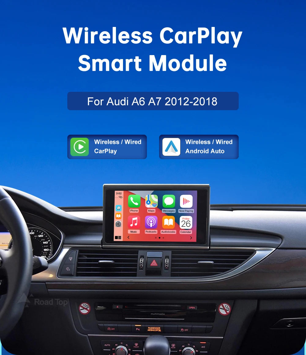 Audi A6/A7 — Wireless CarPlay, AirPlay, MirrorLink