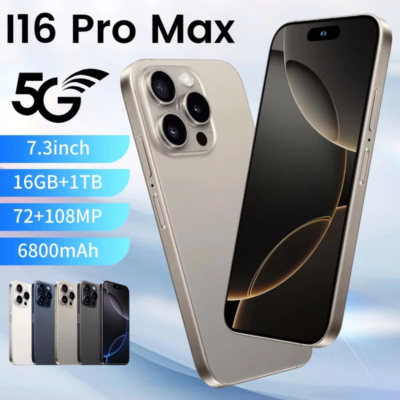 i16 Pro Max Display — AMOLED, Touch Screen