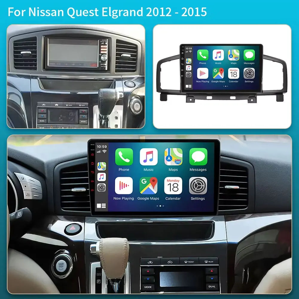 Nissan Quest — Android 15, QLED, 5G WiFi