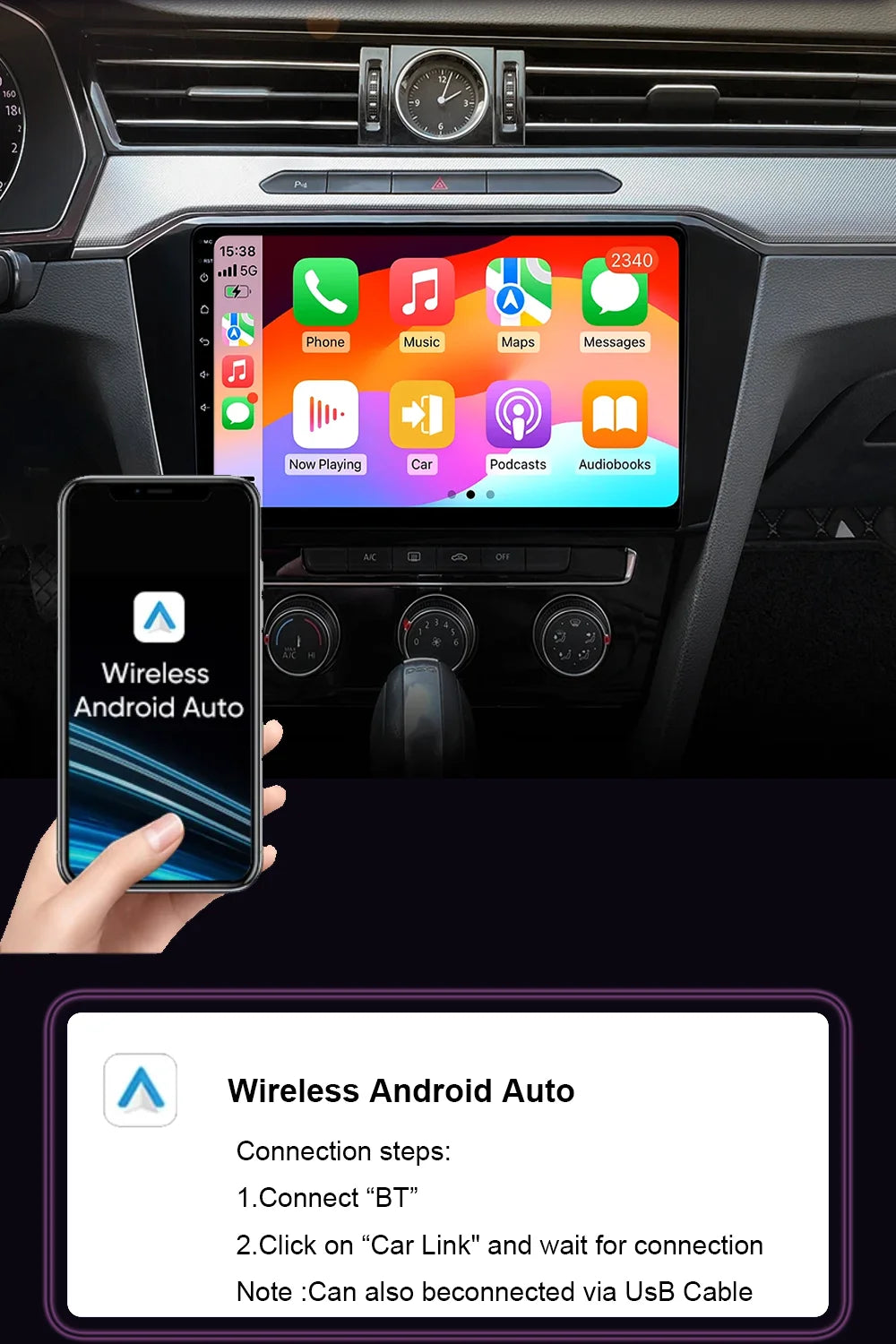 VW Tiguan/Golf Plus — Qualcomm, Wireless CarPlay