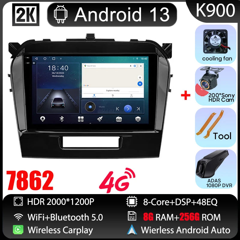 Suzuki Vitara — Android Car Radio, GPS, CarPlay