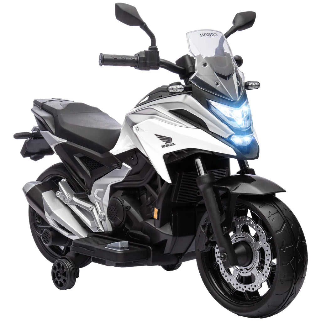 AIYAPLAY Honda Licensed 12V Kids Electric Bike w/ Music, Headlights